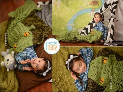 Snappy Simon Crocodile Sleeping Blanket Bag