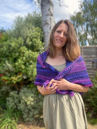 Granny Mesh Shawl