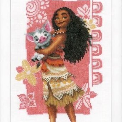 Vervaco Moana & Pua Cross Stitch Kit - PN-0168572