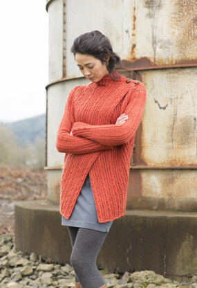 A Touch of Luxe Cardigan in Imperial Yarn Erin - P157 