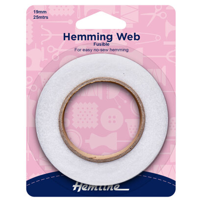Hemline Hemming Web: Fusible: 25m x 19mm