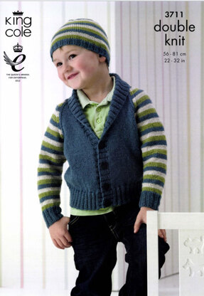 Cardigans and Hats in King Cole Pricewise DK - 3711