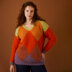 Diamond Argyle Sweater - Jumper Crochet Pattern for Women in Debbie Bliss Angel