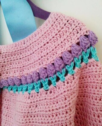 Tulip crochet cardigan