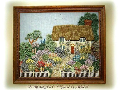 ENGLISH COUNTRY GARDEN knitting pattern cottage garden by Georgina Manvell