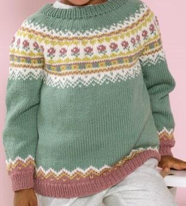 Emmarie Jumper Pdf Knitting Pattern Multiple sizes