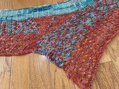 Five Wise Owls shawl