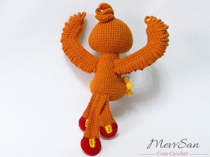 Amigurumi Scarlet the Phoenix