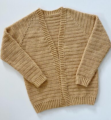 Beginner Crochet Cardigan Crochet pattern by Little Golden Nook