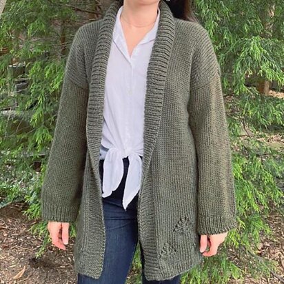 Evergreen Shawl Cardigan