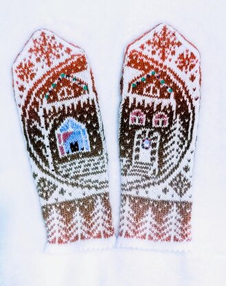 Snow Globe Mittens