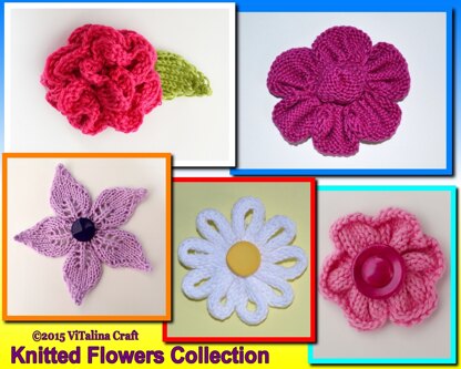 Knitted Flowers Collection