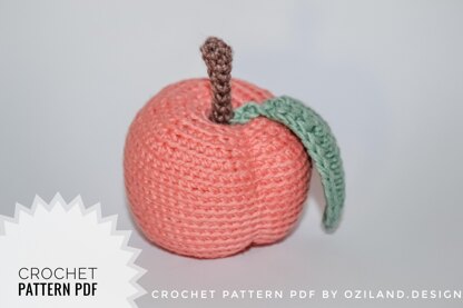 Peach fruit toy