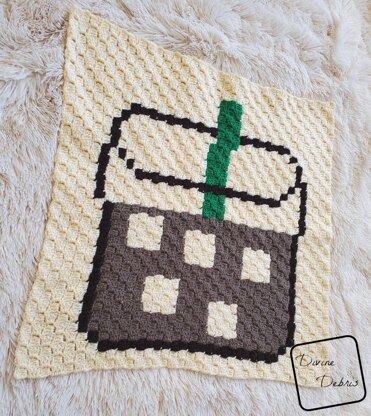 C2C Iced Coffee Afghan Square