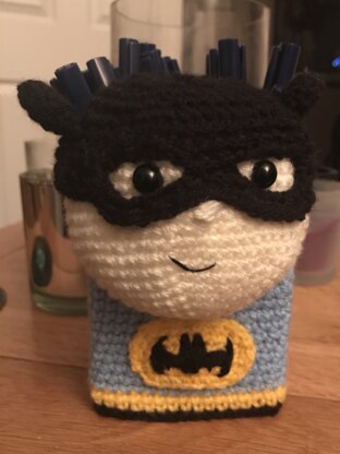 Batman Inspired pen pot 