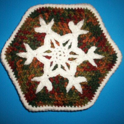 Snowflake Pillow #1 PATTERN C-126