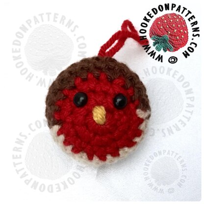 Robin Xmas Tree Baubles