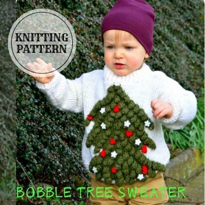 Baby Sweater - Bobble Tree