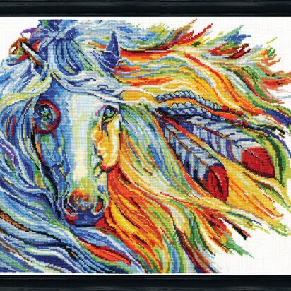 Design Works War Horse Counted Cross Stitch Kit - 46 x 35cm