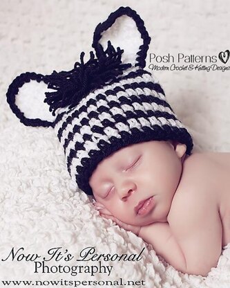 Baby Zebra Hat Crochet Pattern 158