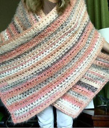 Cozy pumpkin blanket wrap