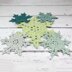 Christmas Snowflake Coaster and Garland