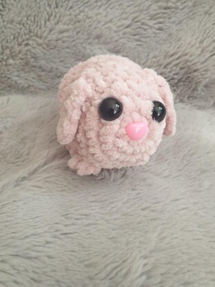 Crochet fluffy bunny