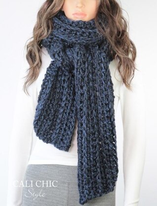 Ashley Crochet Layered Scarf #816