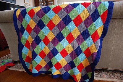 Sweet Faux Hawk Baby Blanket