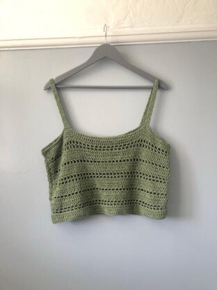 Breezy Summer Crochet Crop Top