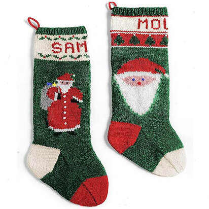 Yankee Knitter Designs 27 Santa Christmas Stockings PDF