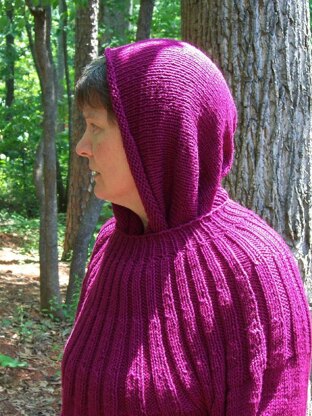 Rib Tickler Hoodie -- the worsted version