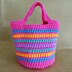 Girls Crochet Tote Bag Purse