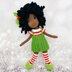 Christmas elf, crochet doll, amigurumi doll, Bella