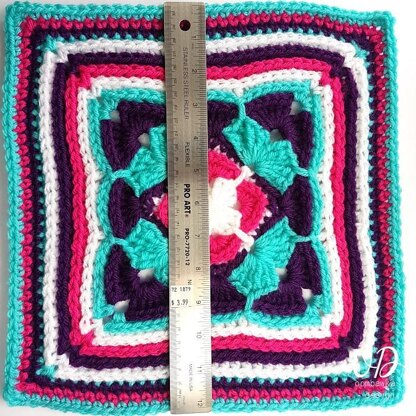 All Aflutter 12" Afghan Square