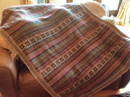 Fair Isle Throw