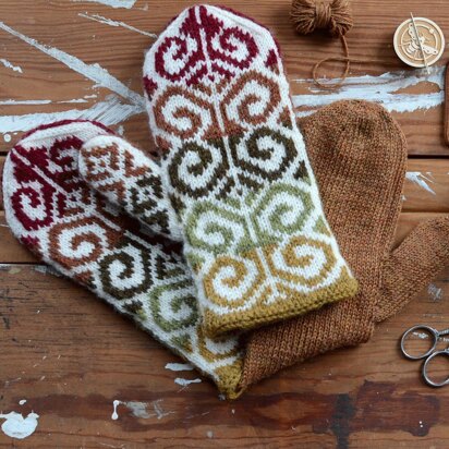 Fiddlehead Mittens