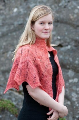 Northern lights shawl (English and Swedish versions)