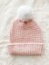 Easy Baby Hat | Seed Stitch Newborn Beanie