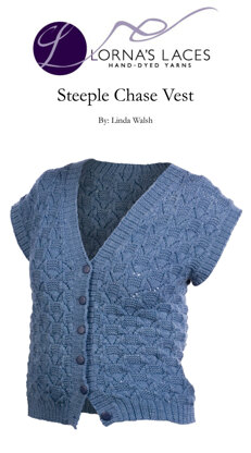 Steeple Chase Vest in Lorna's Laces Shepherd Worsted