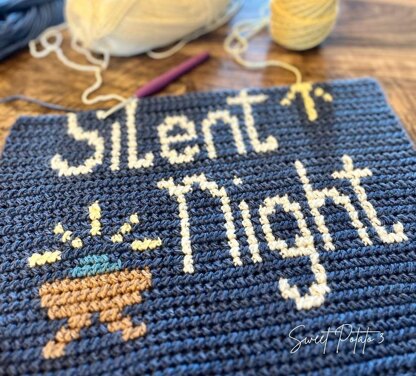 Silent Night Pillow Cover