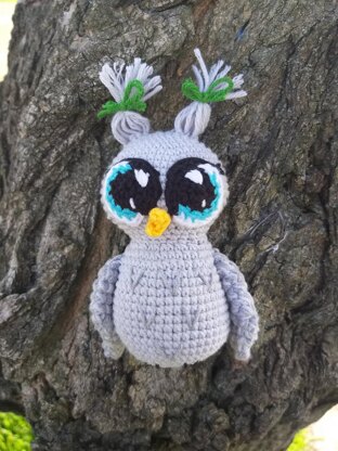 Little owl with big eyes