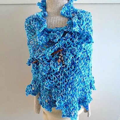 951-Blue Shawl