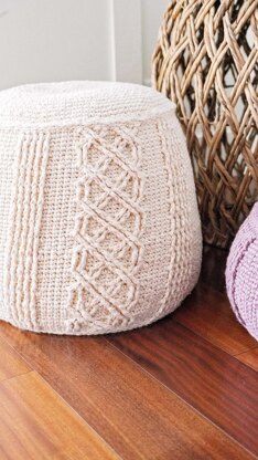 Cable Pouf Home Decor