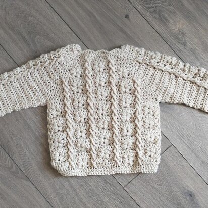 Flowerpot Baby Sweater