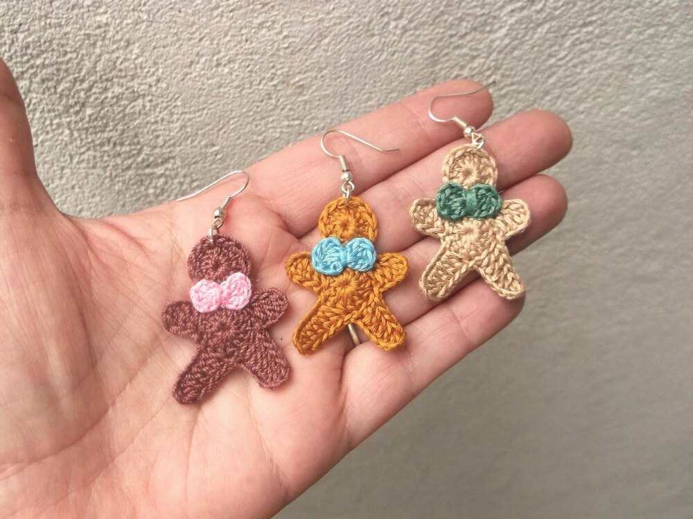 Gingerbread earrings deals