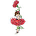 Stamping Bella Cling Stamps - Garden Girl Carnation