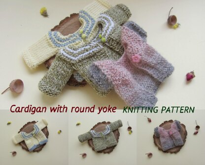 Cardigan for Doll or Toy