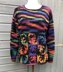 Sweater with Granny Square Border