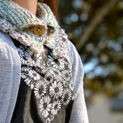 Enchanted Tunisian Collared Cowl